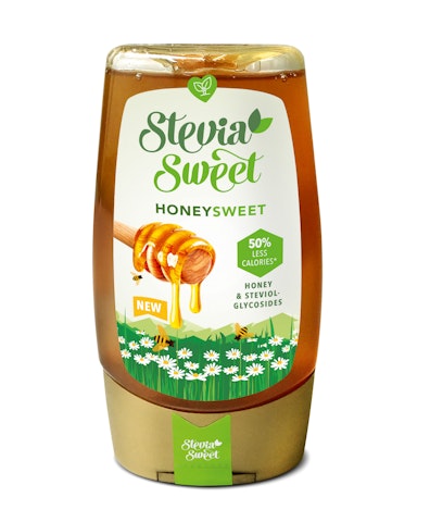SteviaSweet makeutusaineella makeutettu hunaja 235g