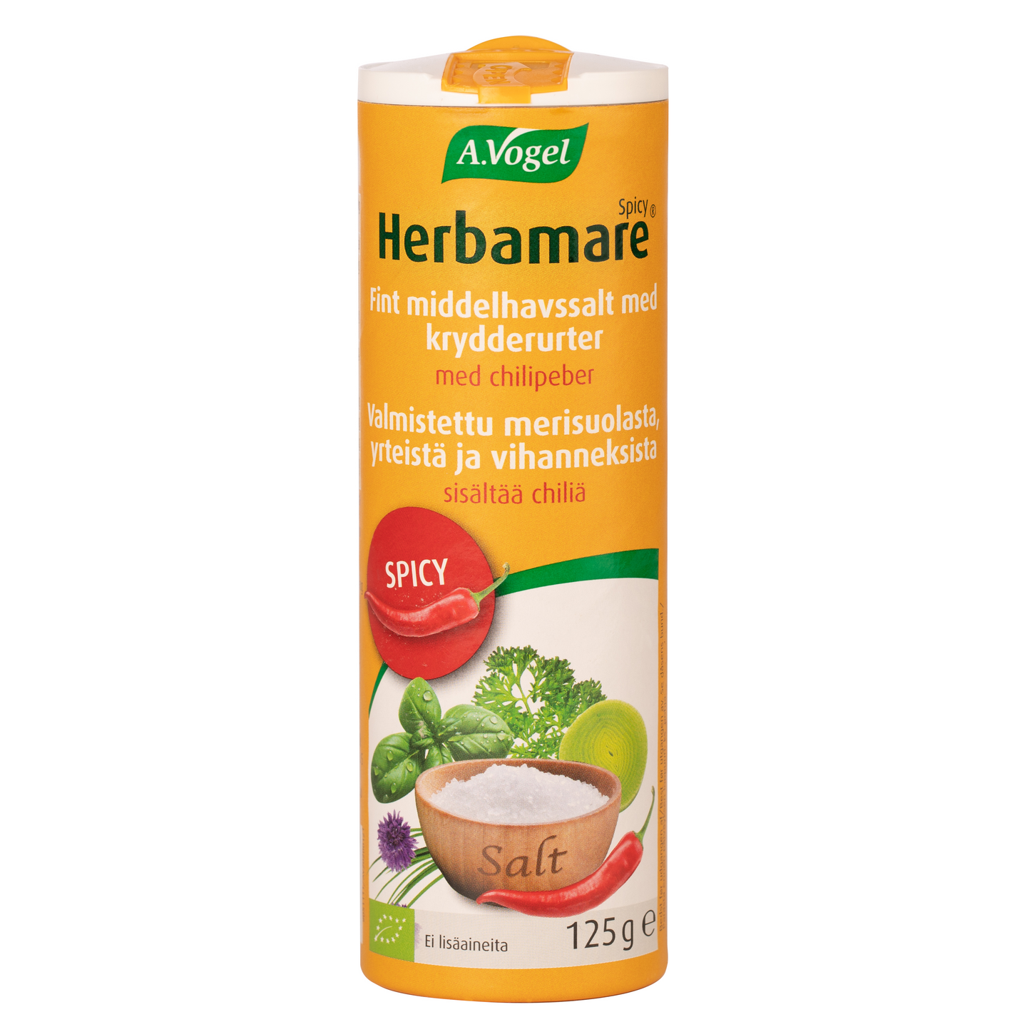 Herbamare spicy yrttisuolaseos 125g luomu