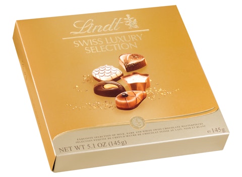 Lindt Swiss Luxury Selection suklaakonvehtivalikoima 145g