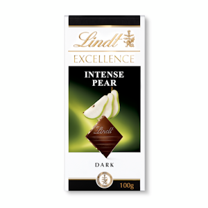 Lindt Excellence Päärynä tumma suklaalevy 100g