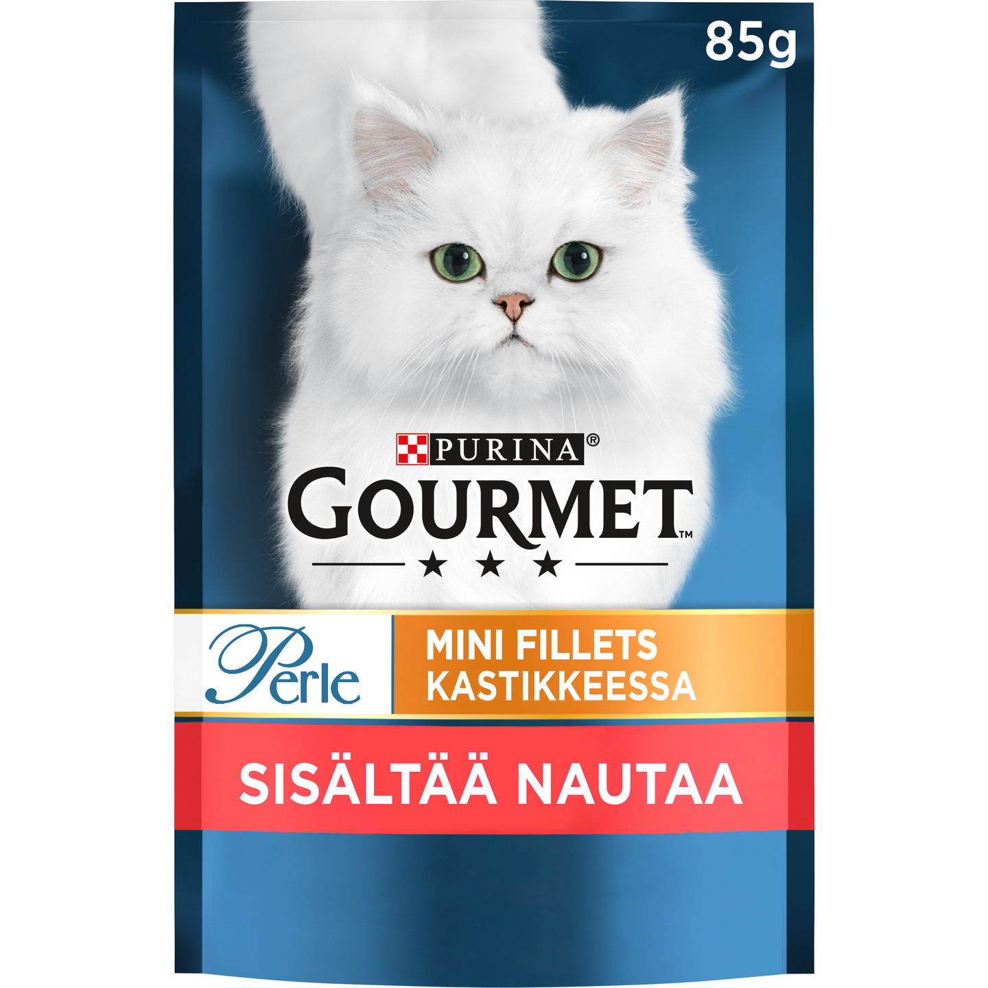 Gourmet Perle Naudanlihaa kastikkeessa 85g kissanruoka