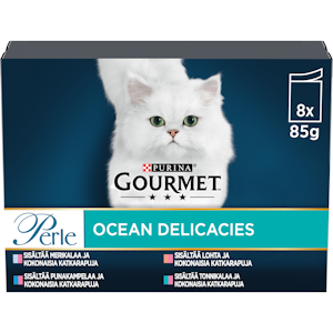 Gourmet Perle Sea Delicacies lajitelma 8x85g kissanruoka