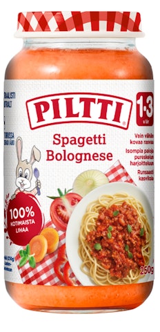 Piltti Spagetti bolognese 250g 1-3v