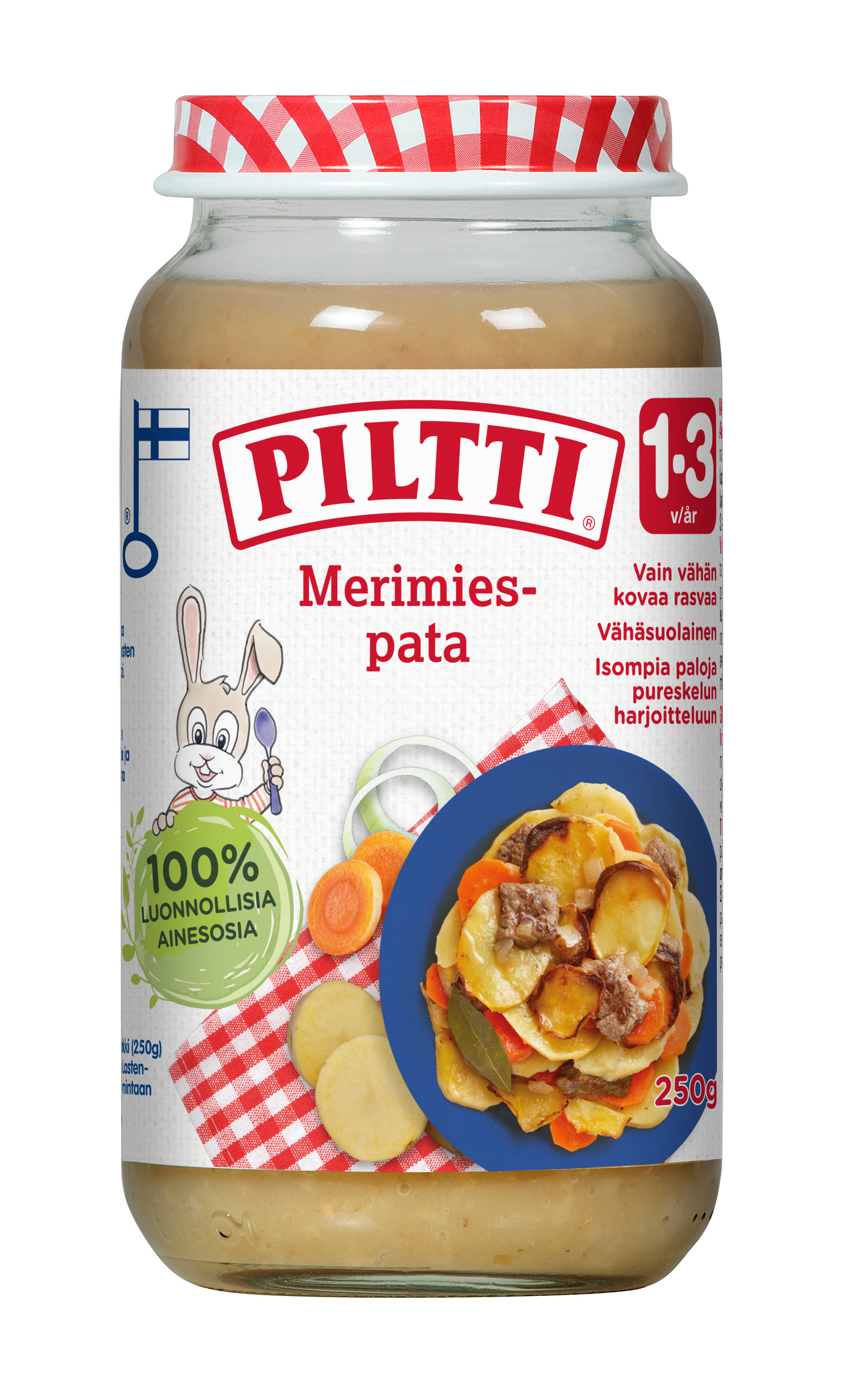 Piltti Merimiespataa 250g 1-3v