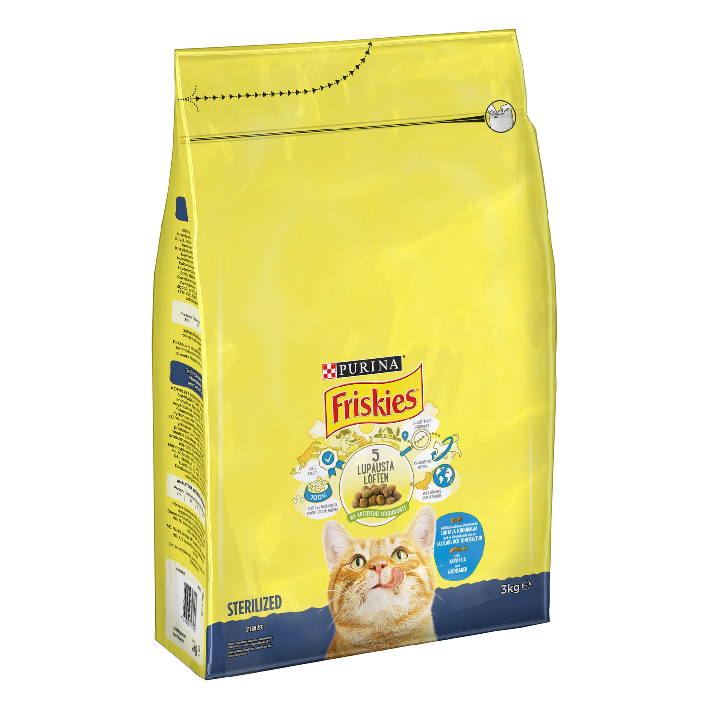 Friskies Sterilised Cats 3kg lohi