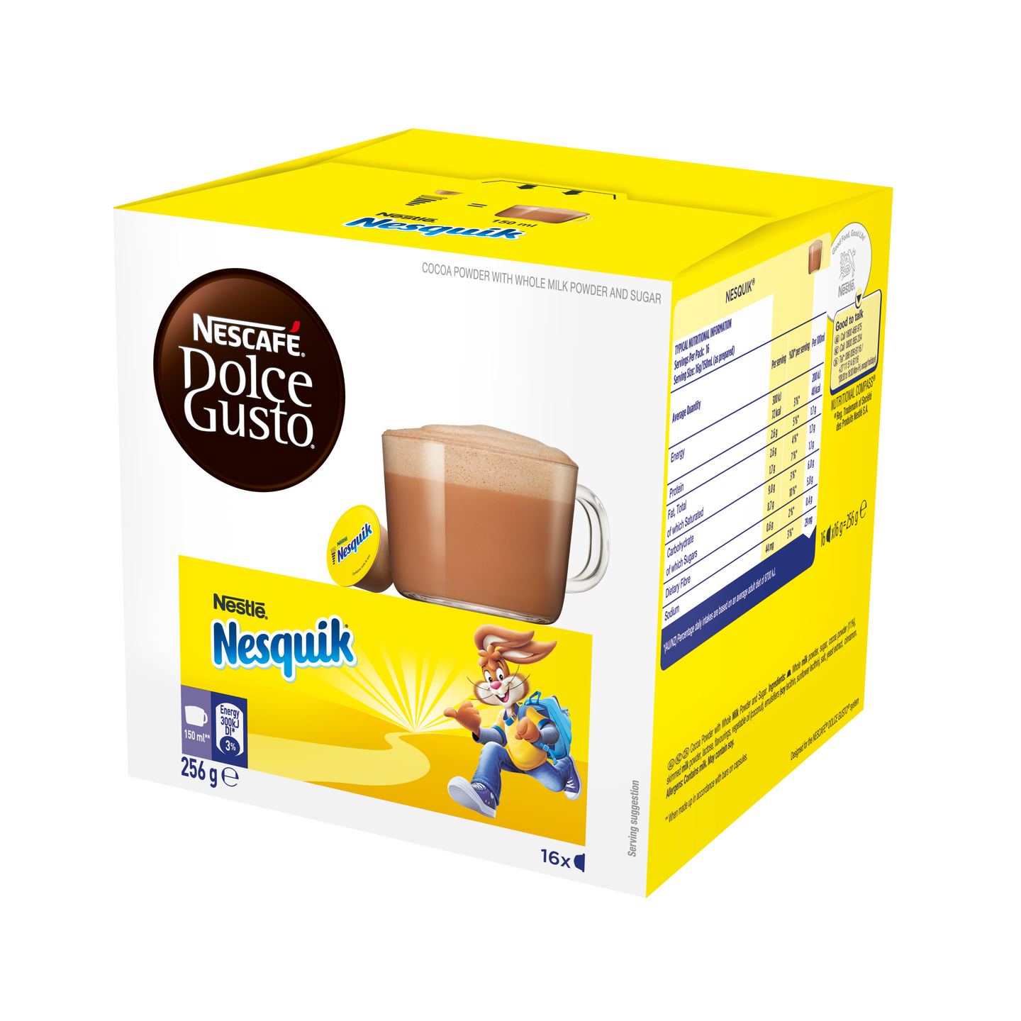 Nescafé Dolce Gusto 16kaps/256g Nesquik