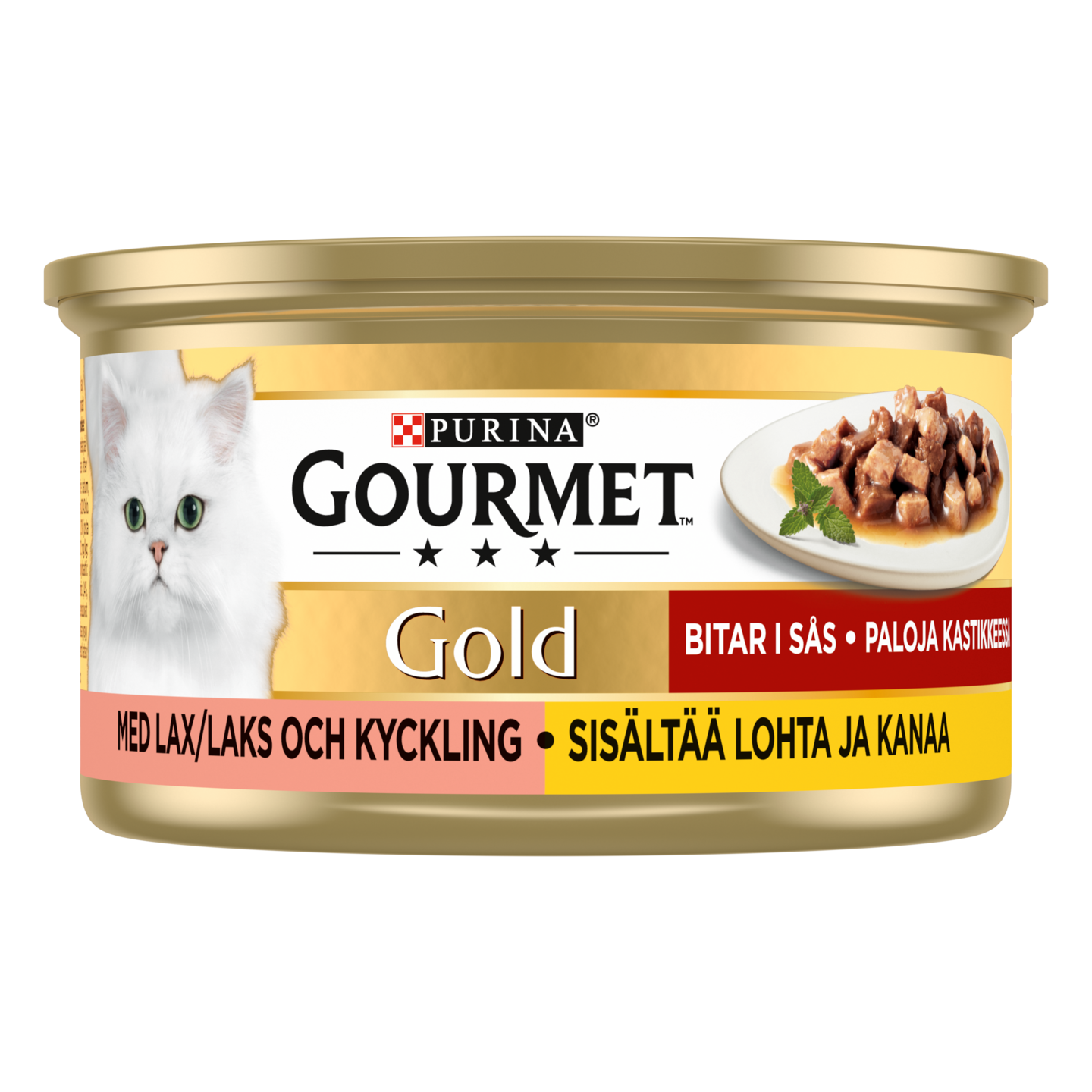 Gourmet Gold Lohta ja Kanaa Kastikkeessa 85g kissanruoka