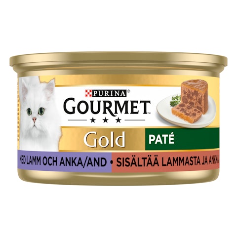 Gourmet Gold Lammasta ja Ankkaa Patee 85g kissanruoka