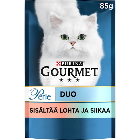 Gourmet Perle Lohta & Valkoista kalaa Seaside Duo 85g kissanruoka