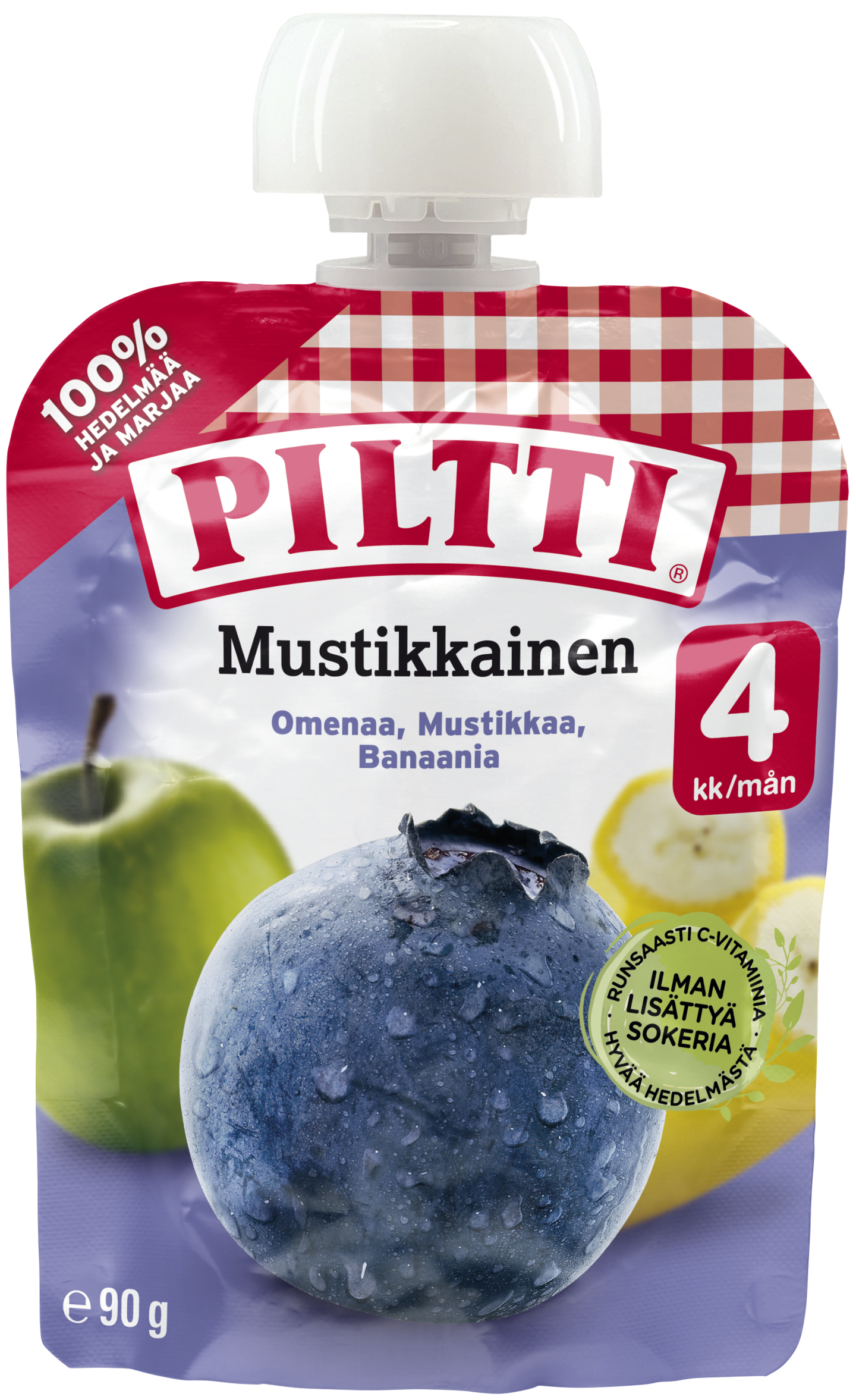 Piltti Mustikkainen 4kk 90g