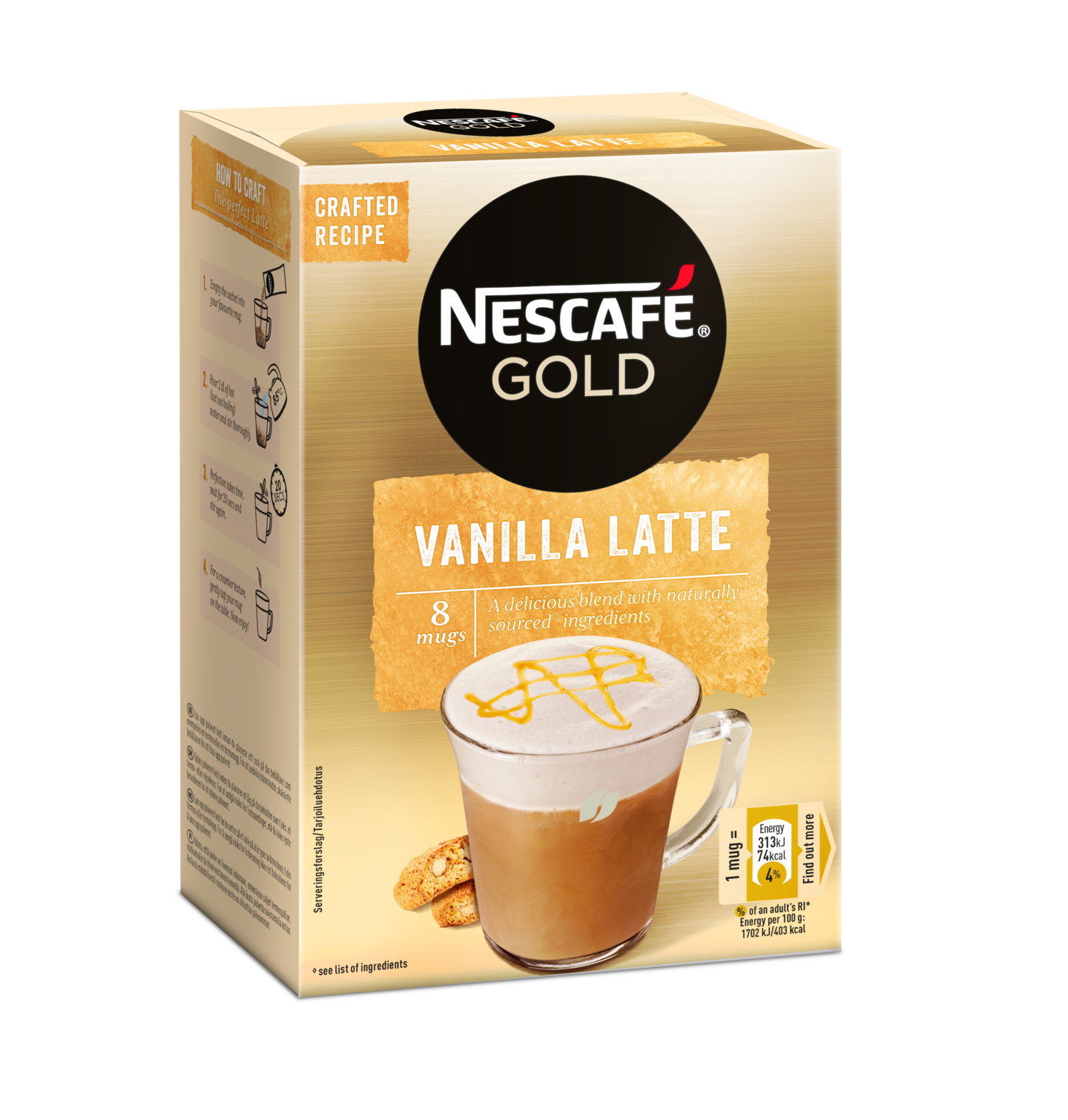 Nescafe pikakahvi 148g vanilla