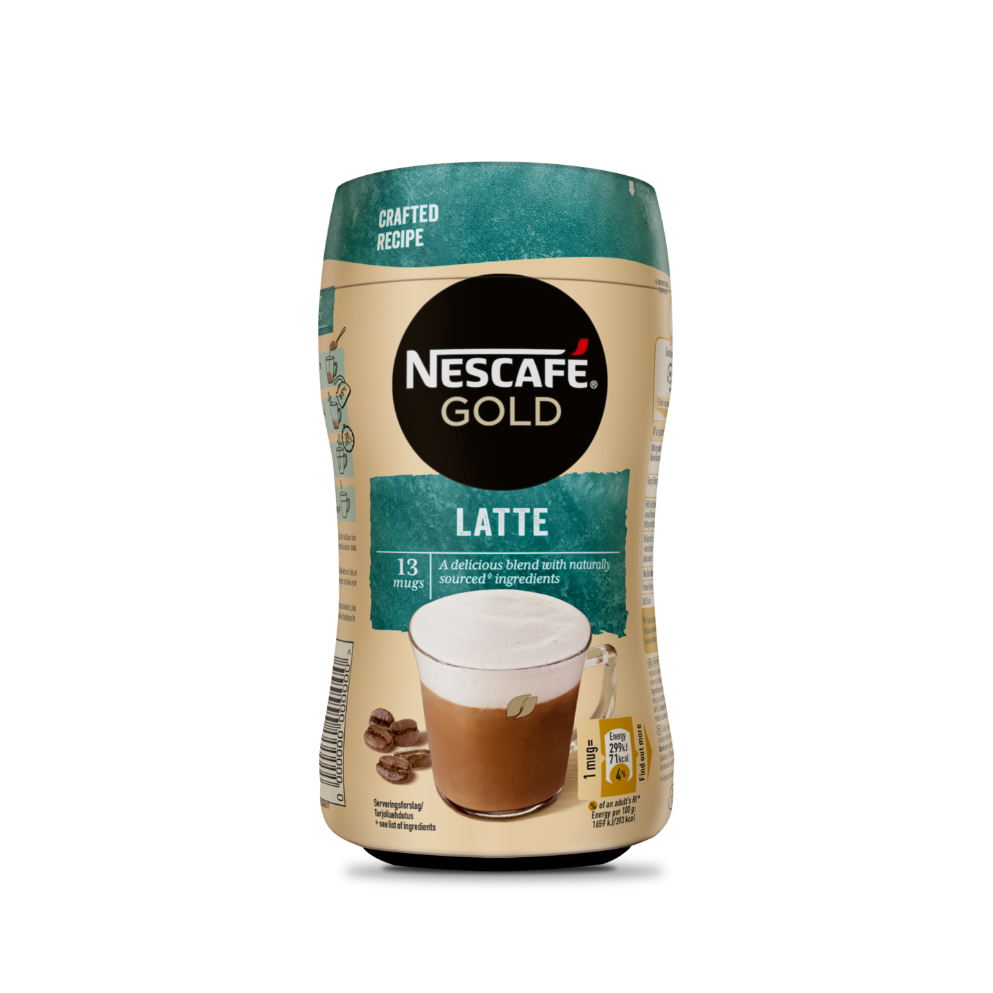 Nescafe pikakahvi 225g latte macchiato