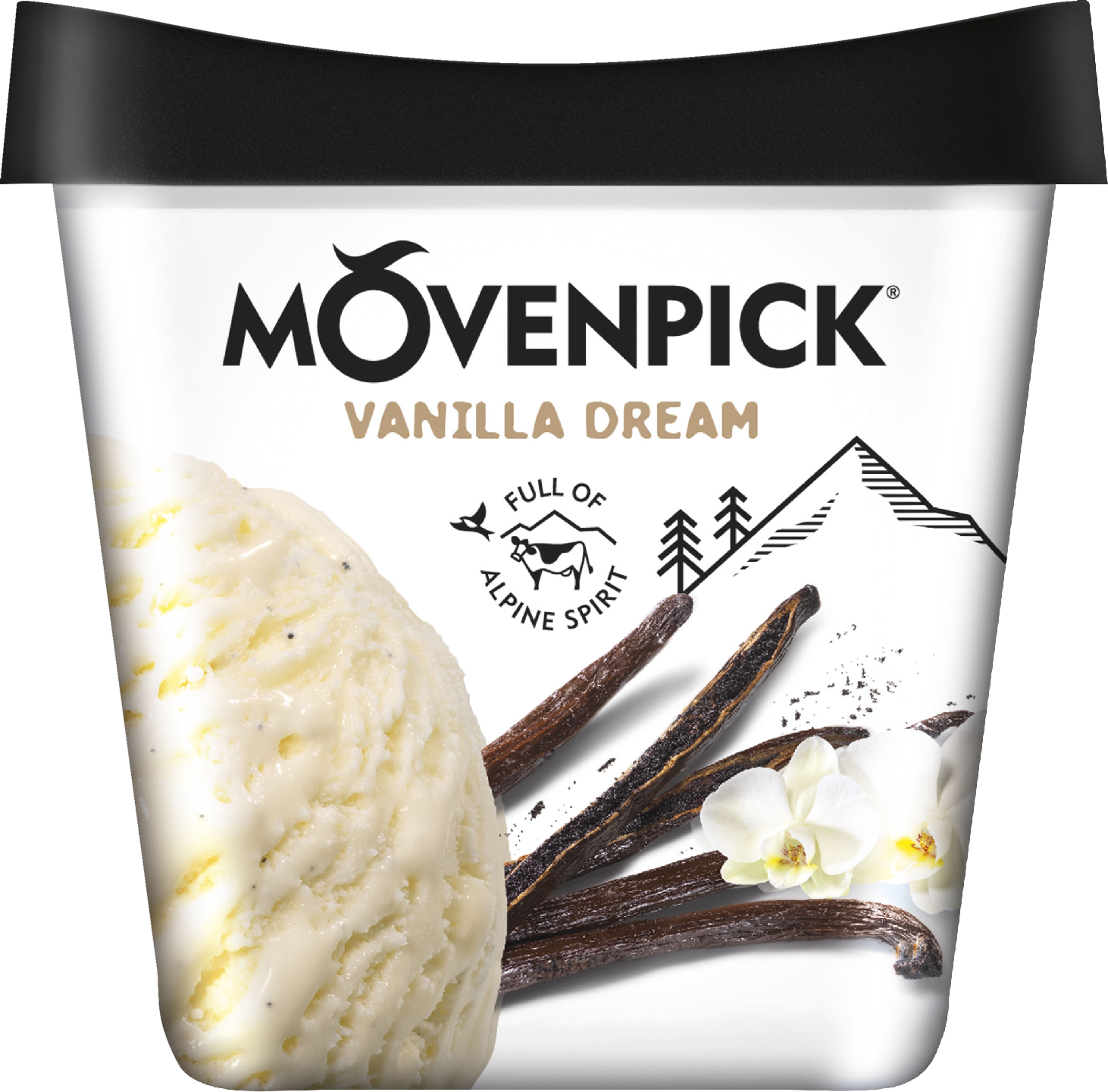 Mövenpick 250g/500ml Vanilla Dream kermajäätelö