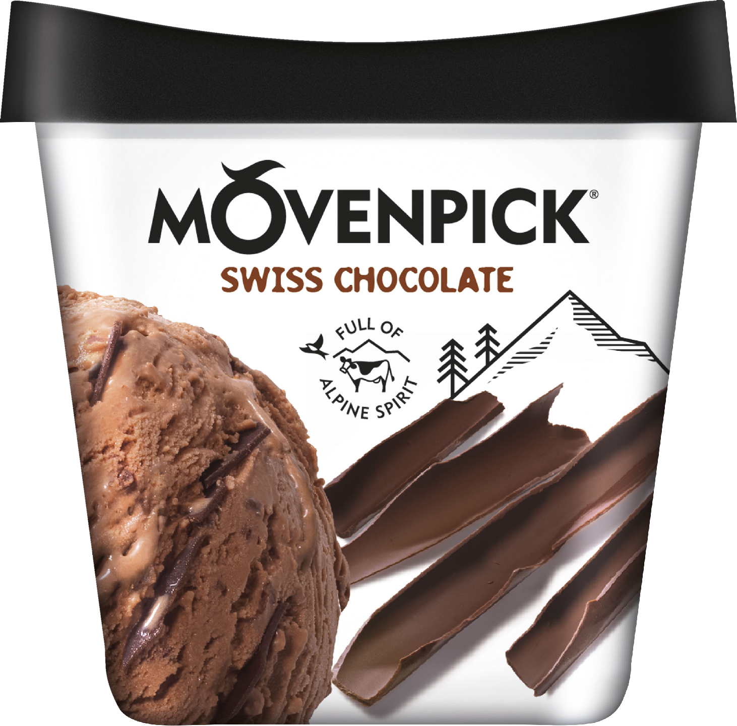 Mövenpick 283g/500ml Swiss Chocolate kermajäätelö