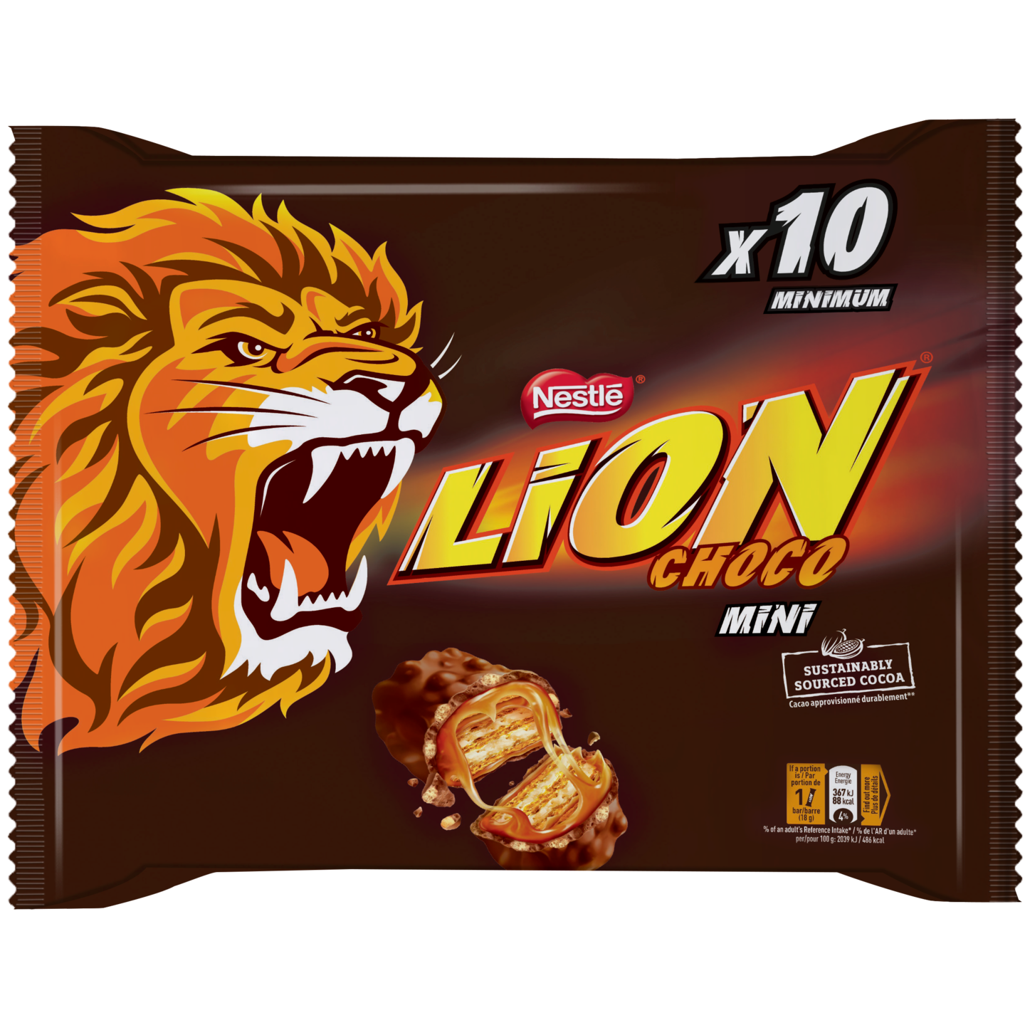 Nestlé Lion Mini suklaapatukka pussi 198g | K-Ruoka Verkkokauppa