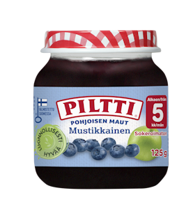 Piltti Pohjoisen maut 5kk 125g mustikkainen