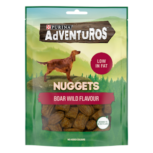 AdVENTuROS 90g Nuggets Villisian makuinen koiranherkku