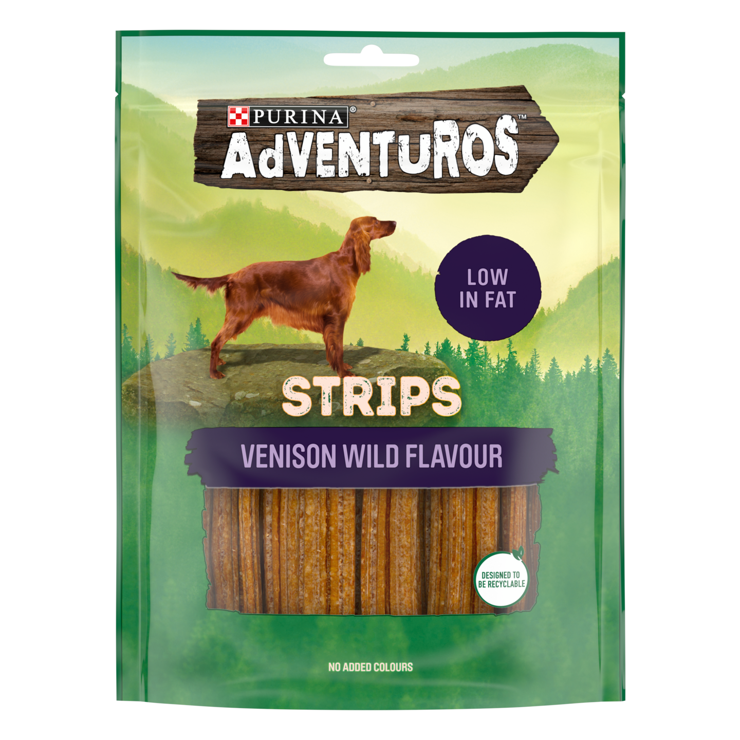 AdVENTuROS 90g Strips Metsäkauriin makuinen koiranherkku