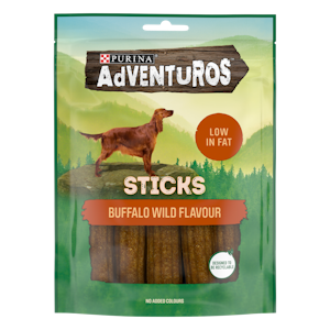 AdVENTuROS 120g Sticks Buffalon makuinen koiranherkku