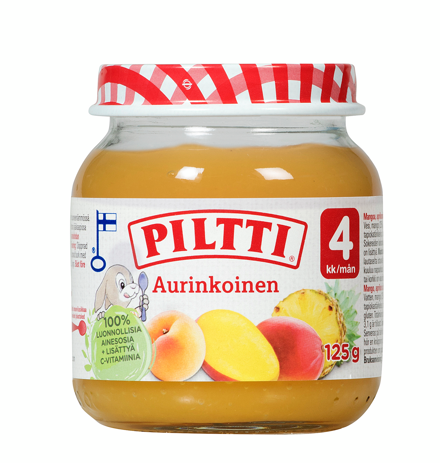 Piltti Aurinkoinen 4kk 125g