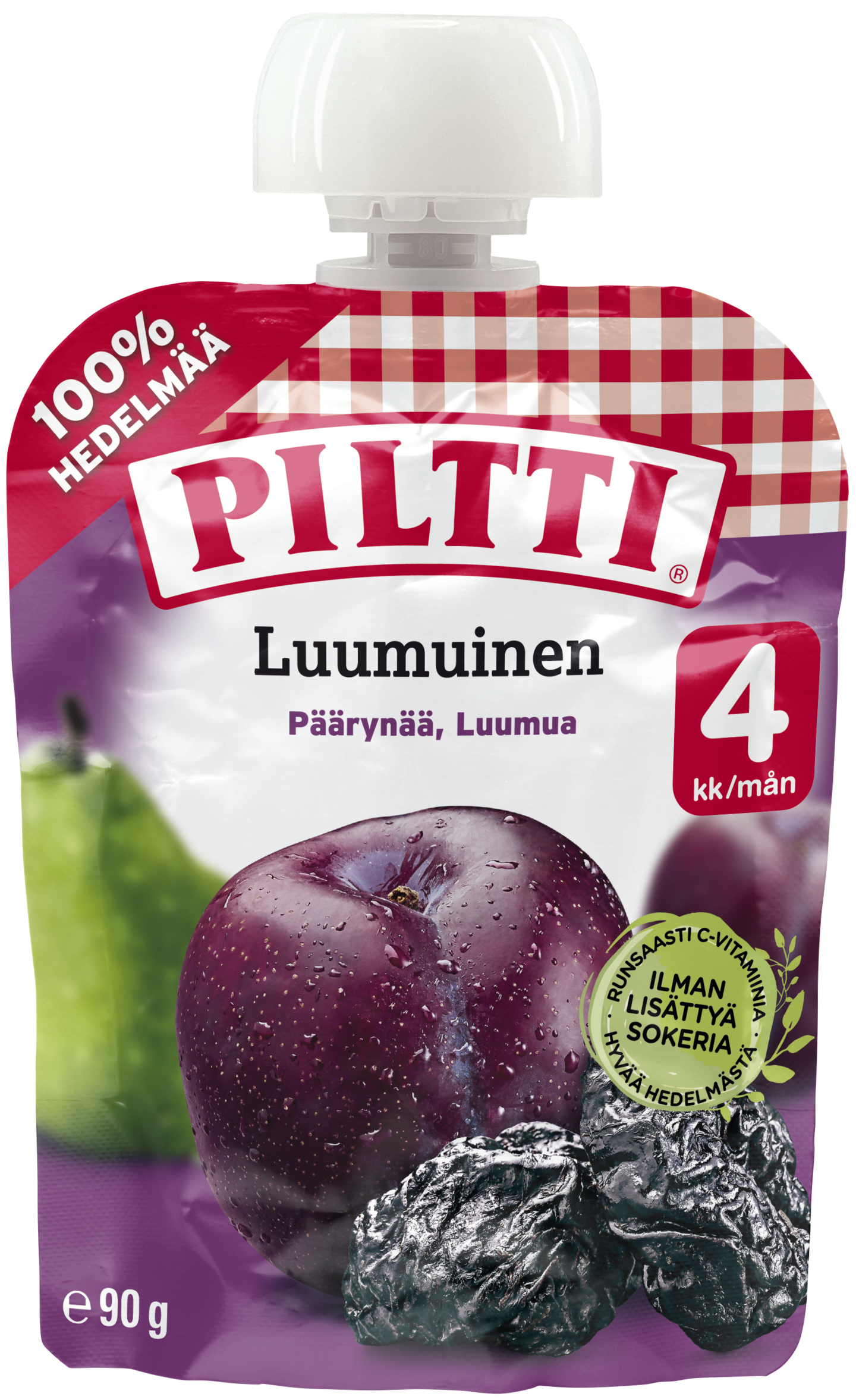 Piltti Luumuinen hedelmäsose 90g 4kk