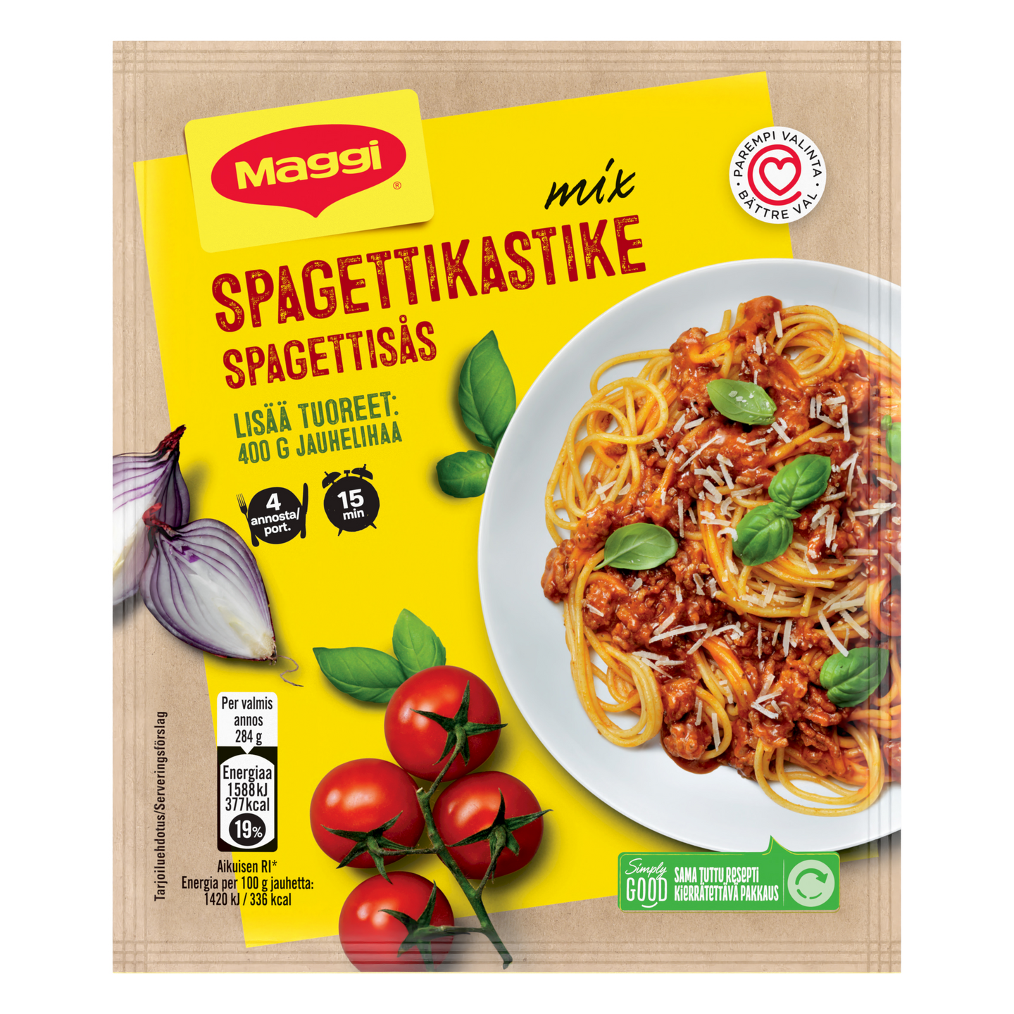 Maggi Mix Spagettikastike ainekset 64g 220kpl qpa