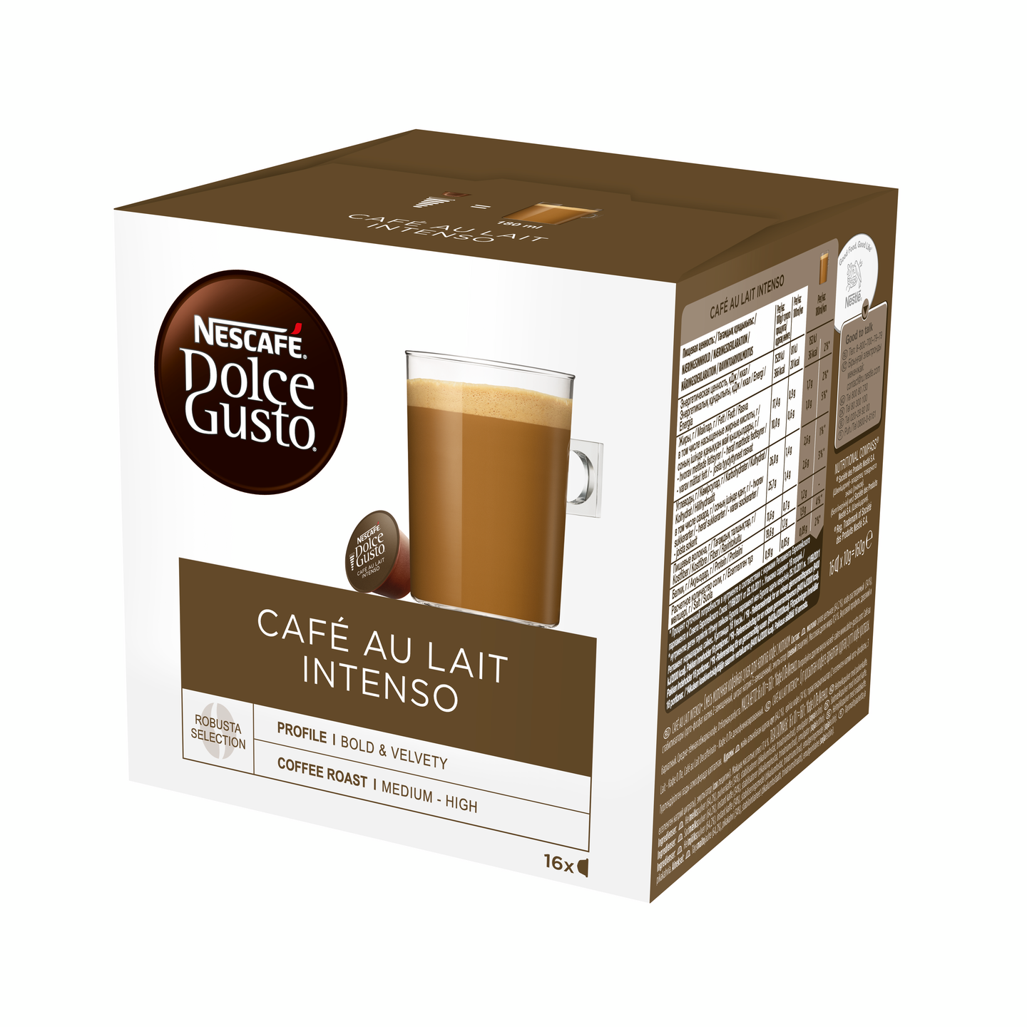 Dolce Gusto 16kaps 160g CafeauLaIn