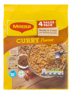 Maggi Currynmakuinen pikanuudeli 4x59,2g monipakkaus