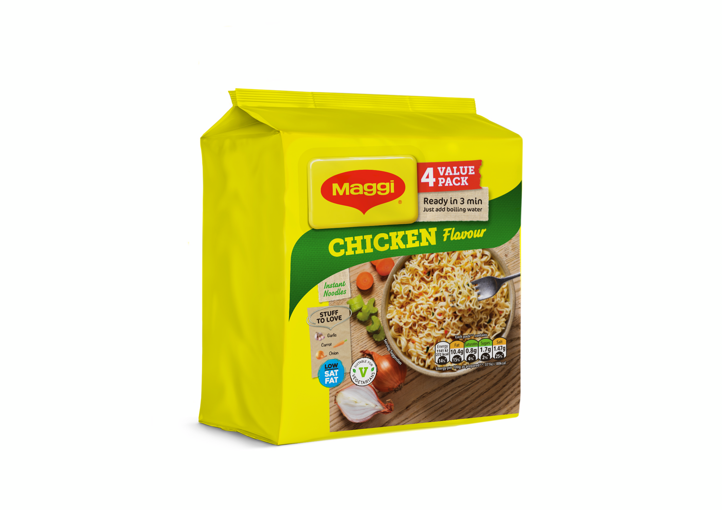 Maggi Kananmakuinen pikanuudeli 4x59,2g monipakkaus