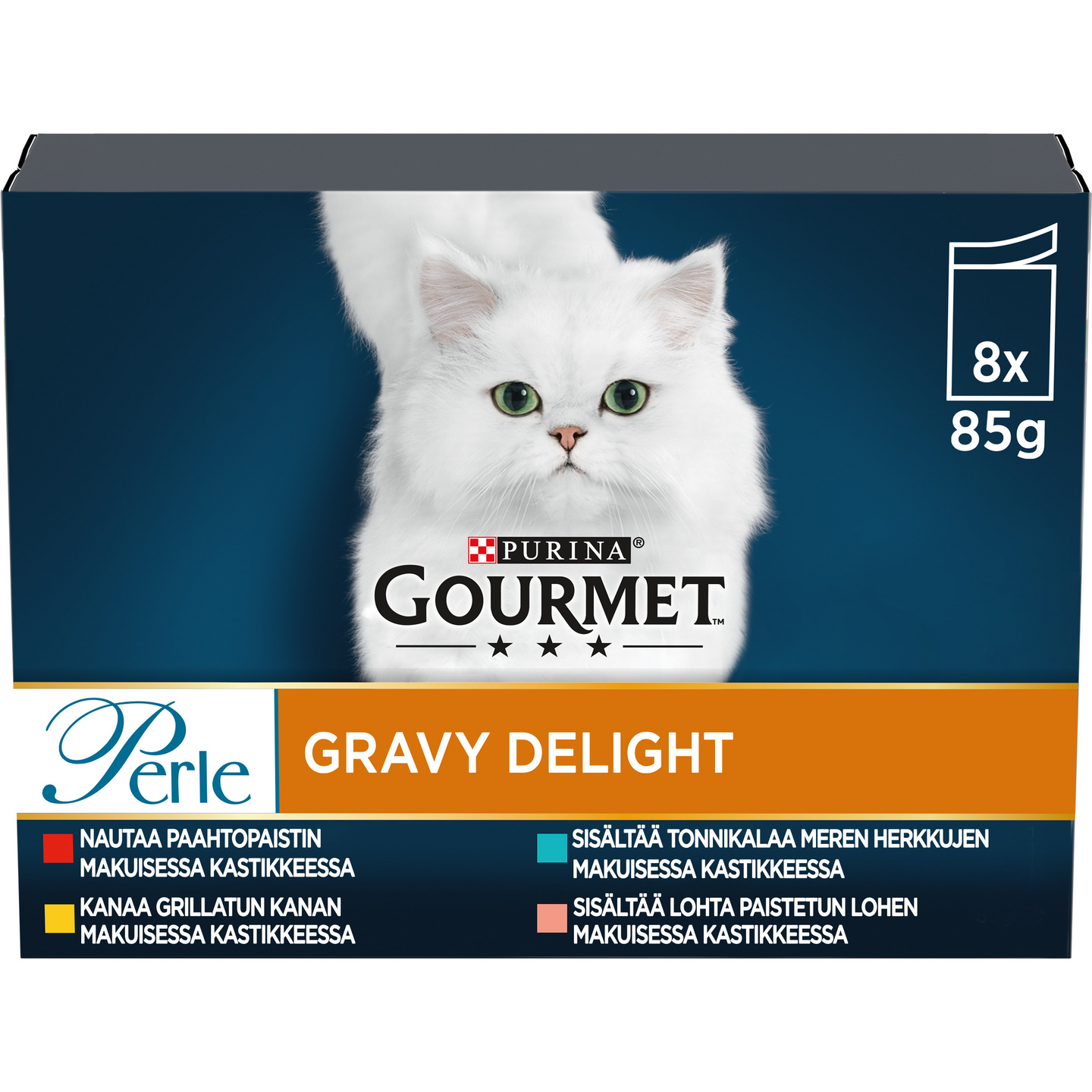 Gourmet Perle Gravy Delight lajitelma 8x85g