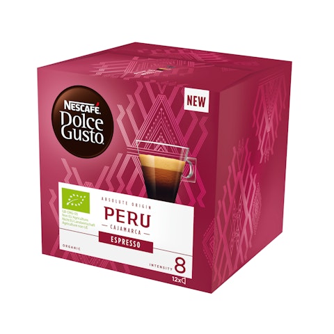 Dolce Gusto 12kaps 84g Espresso Peru luomu