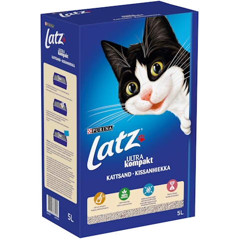 Latz Ultra Kompakt kissanhiekka 5L