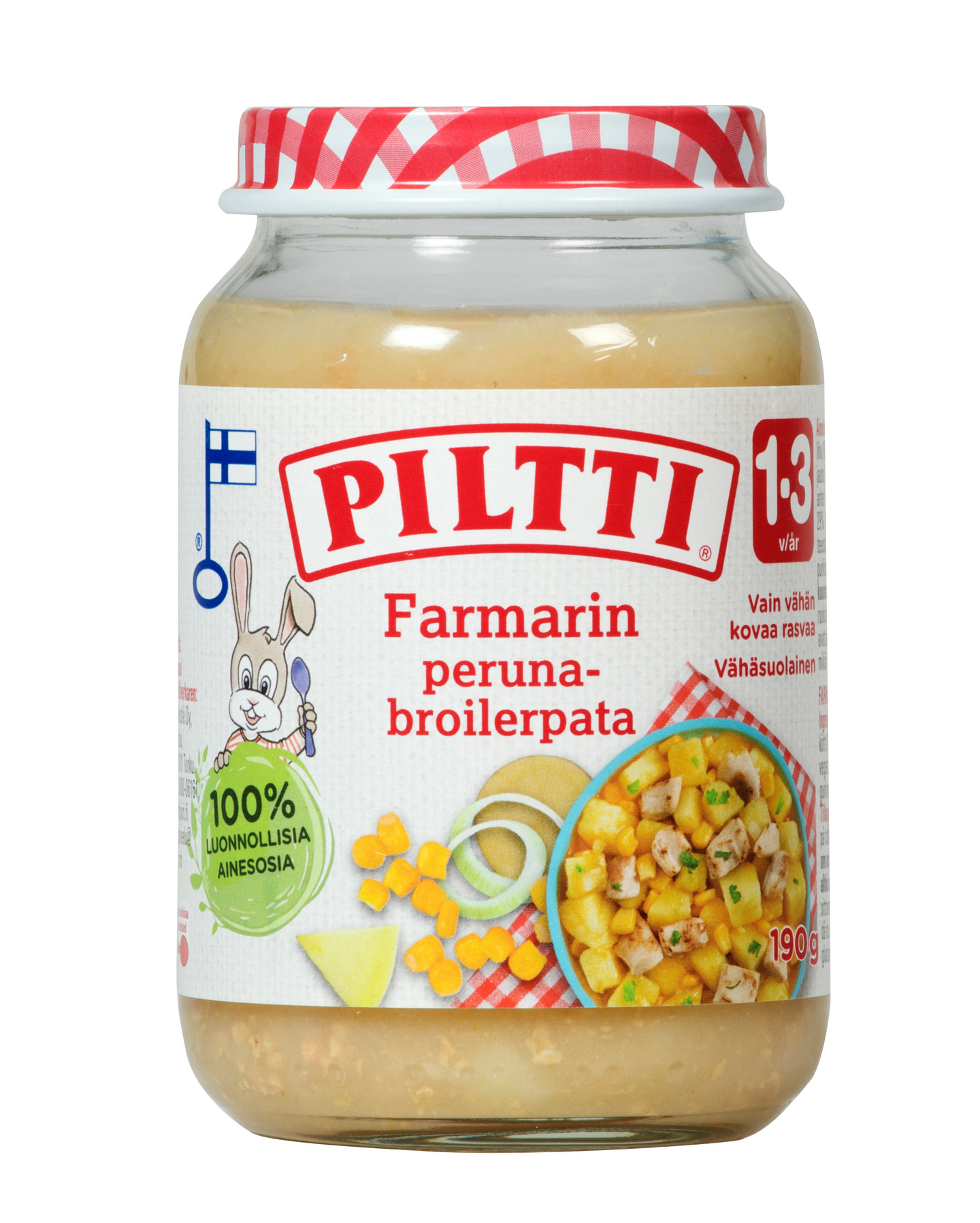 Piltti Farmarin peruna-broilerpata 190g 1-3v