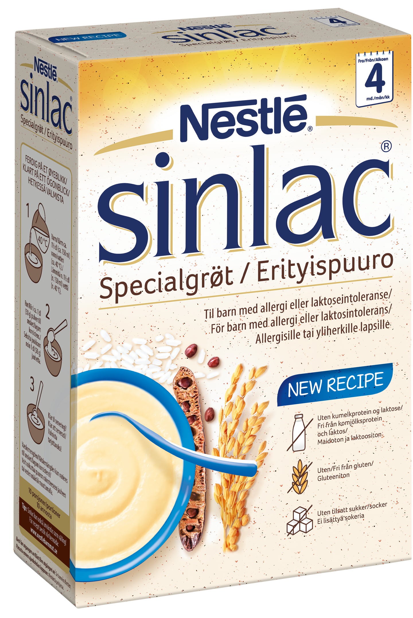 Nestlé Sinlac 500g Maidoton ja gluteeniton Riisipuuro 4kk — HoReCa-tukku  Kespro