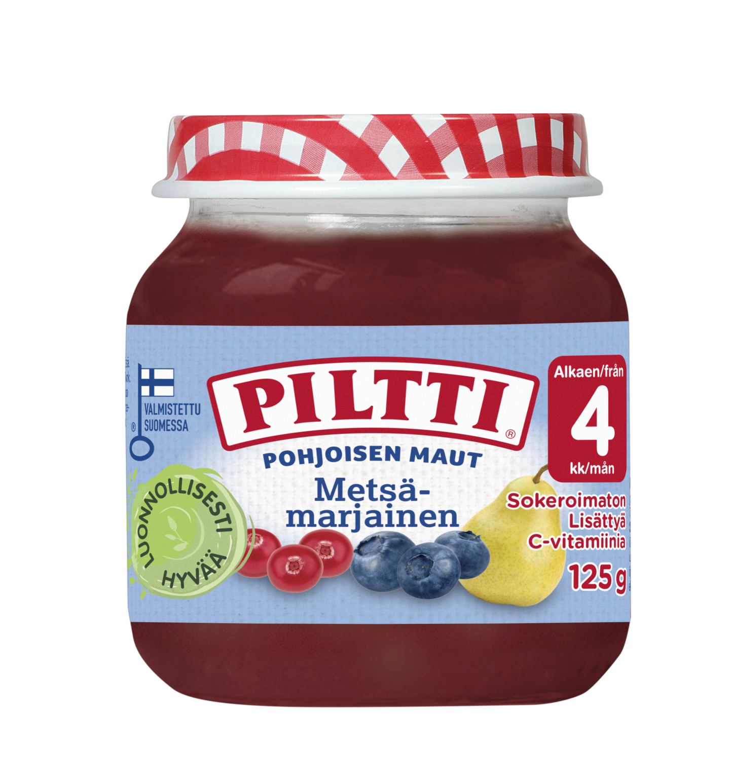 Piltti Pohjoisen Maut metsämarjainen 125g 4kk