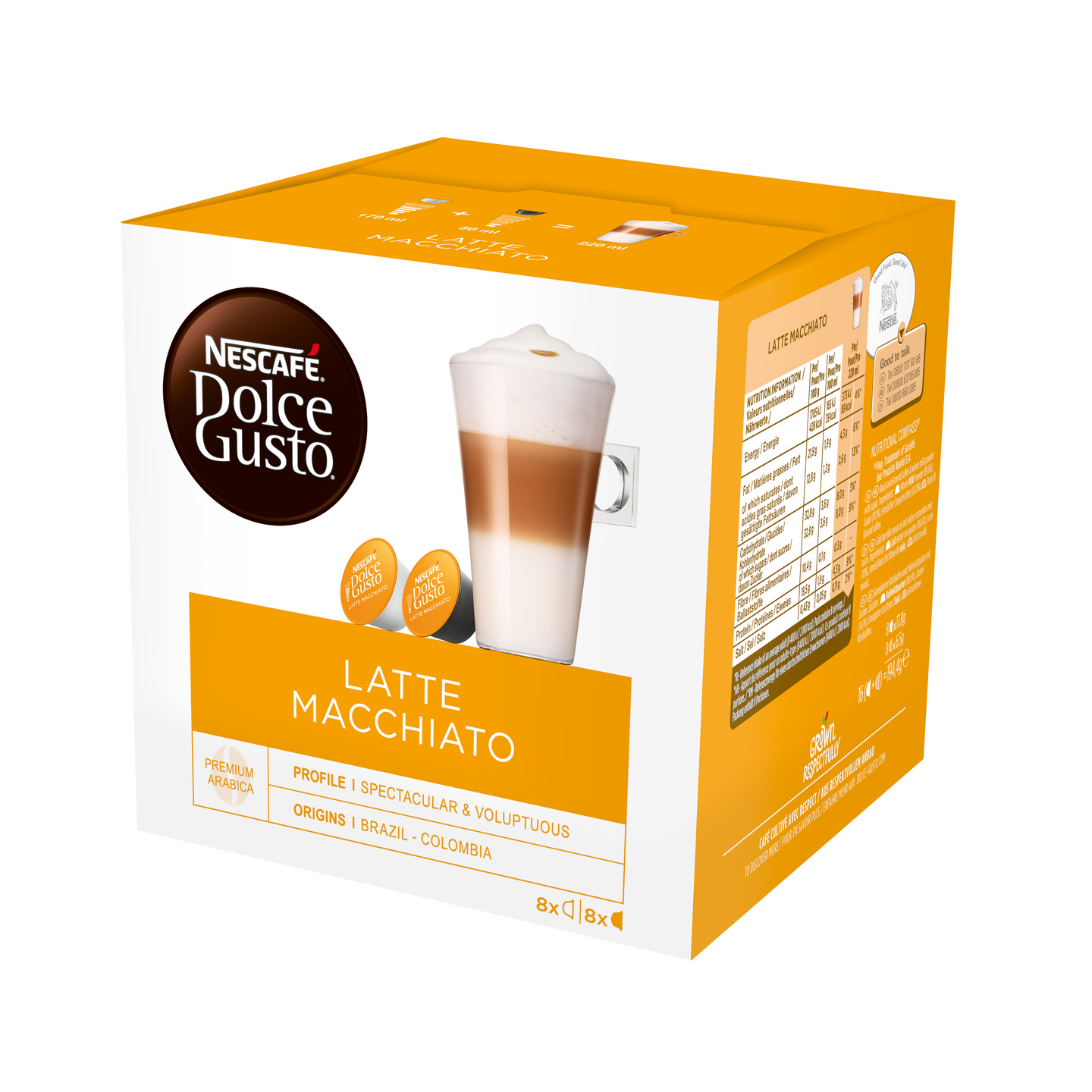 Nescafe Dolce Gusto Latte Macchiato 88kaps — Horeca Tukku Kespro 9148