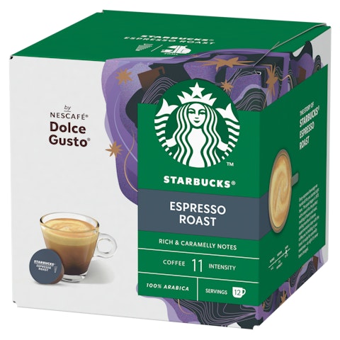 Dolce Gusto Starbucks 12kaps Espresso Roast