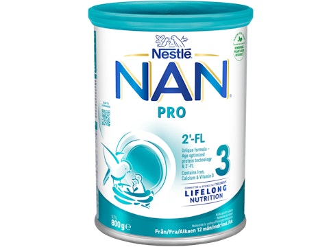 Nestlé Nan 800g Pro 3 käyttövalmis pikkulasten maitojuoma 12kk