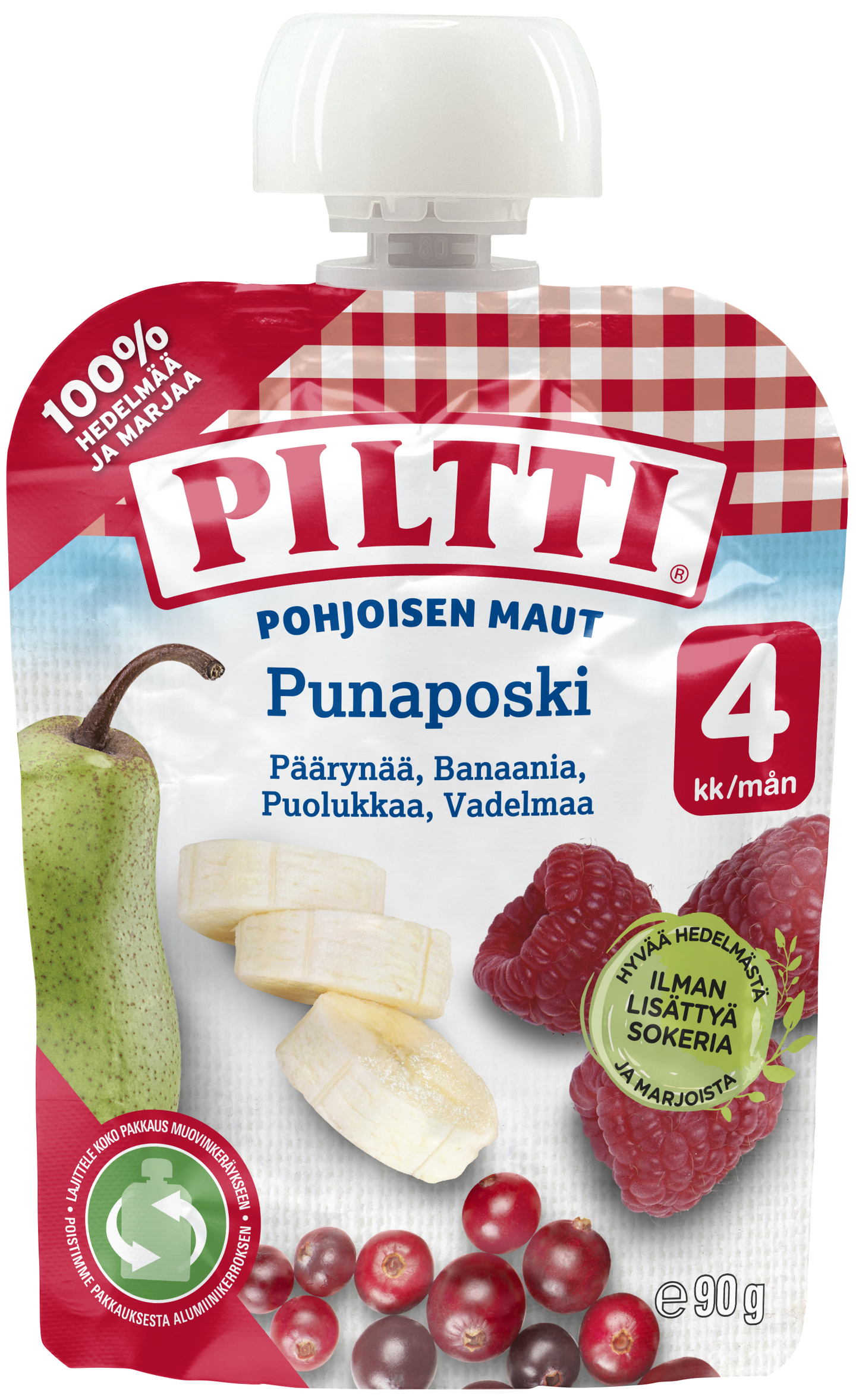 Piltti Pohjoisen maut Punaposki 90g 4kk