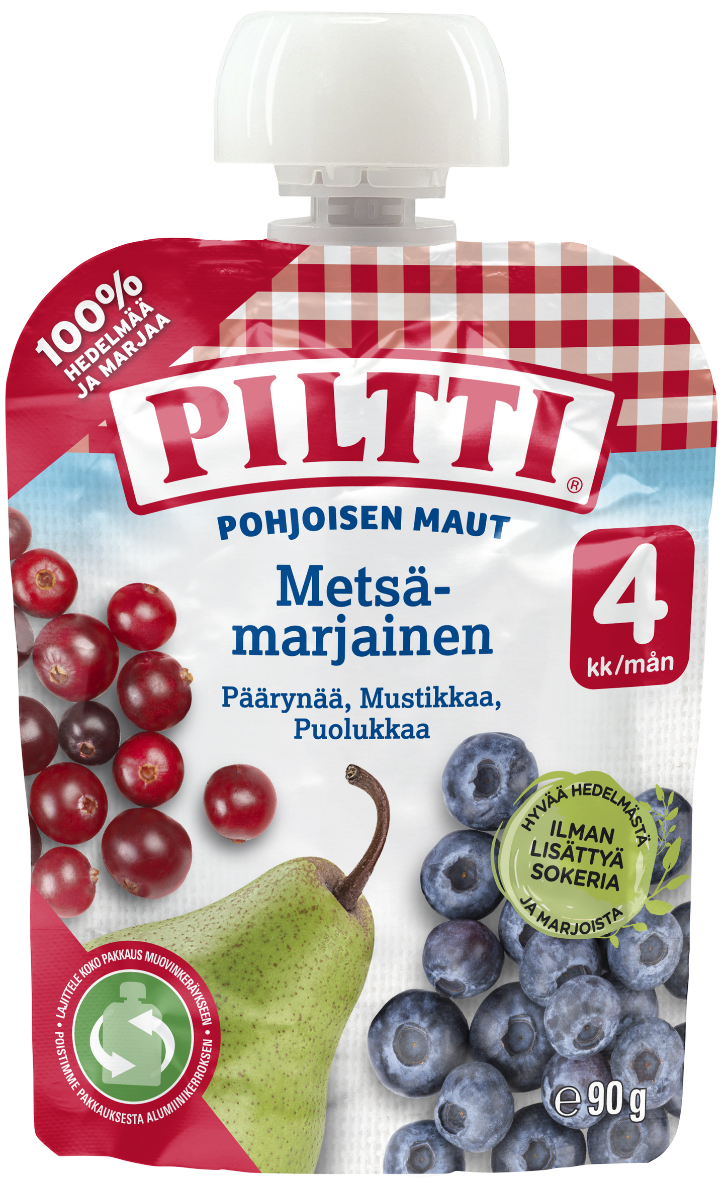 Piltti Pohjoisen Maut Metsämarjainen 90g 4kk