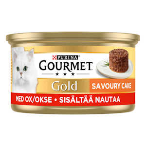 Gourmet Gold Savoury Cake nautaa ja tomaattia kissanruoka 85g