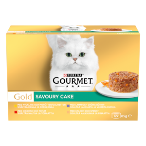 Gourmet Gold Savoury Cake lajitelma 12x85g