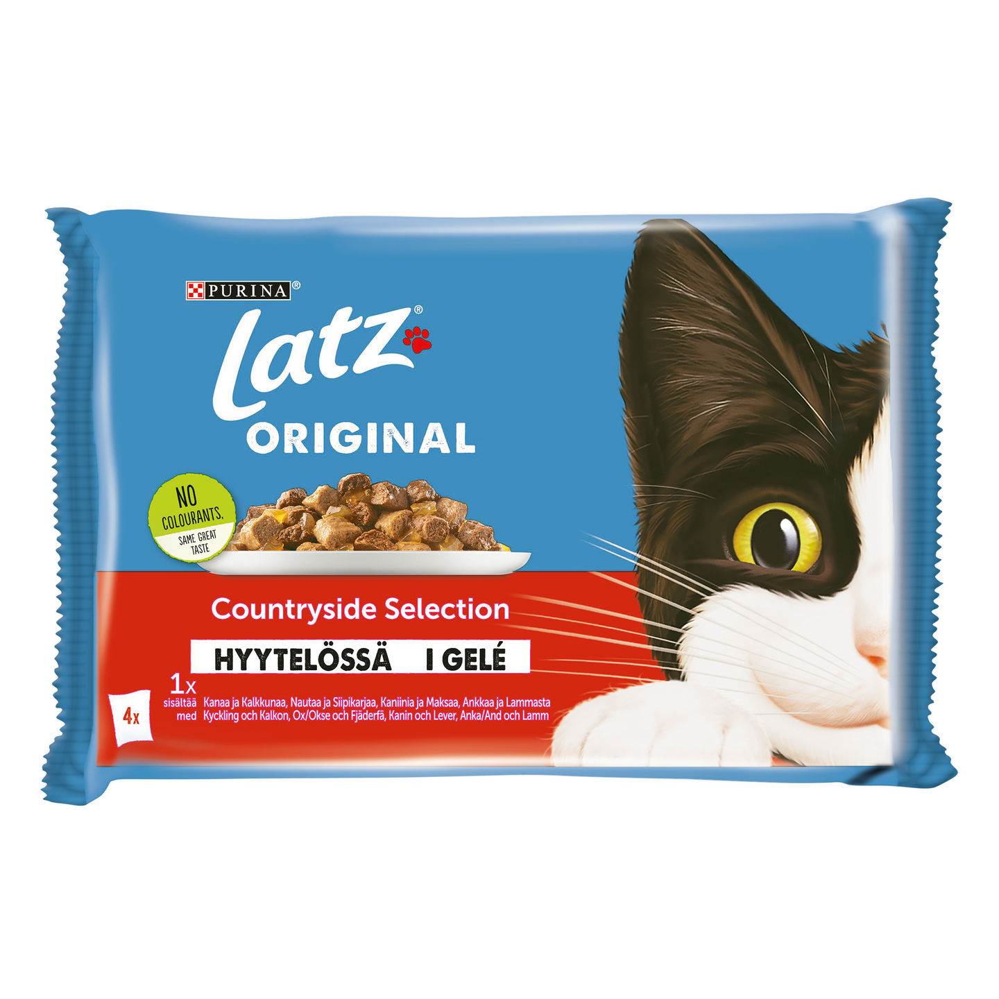 Latz Original 4x85g Countryside lajitelma hyytelössä