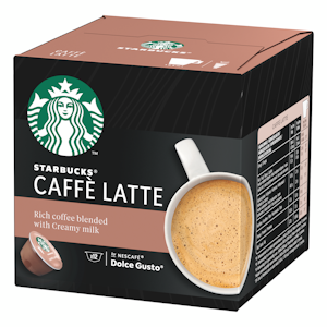 Starbucks Nescafe Dolce Gusto Caffe Latte Kahvikapseli 12 kpl