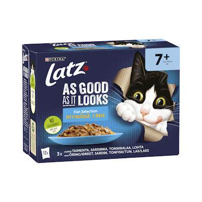 Latz Agail 12x85g Senior Fish lajitelma hyytelössä 4