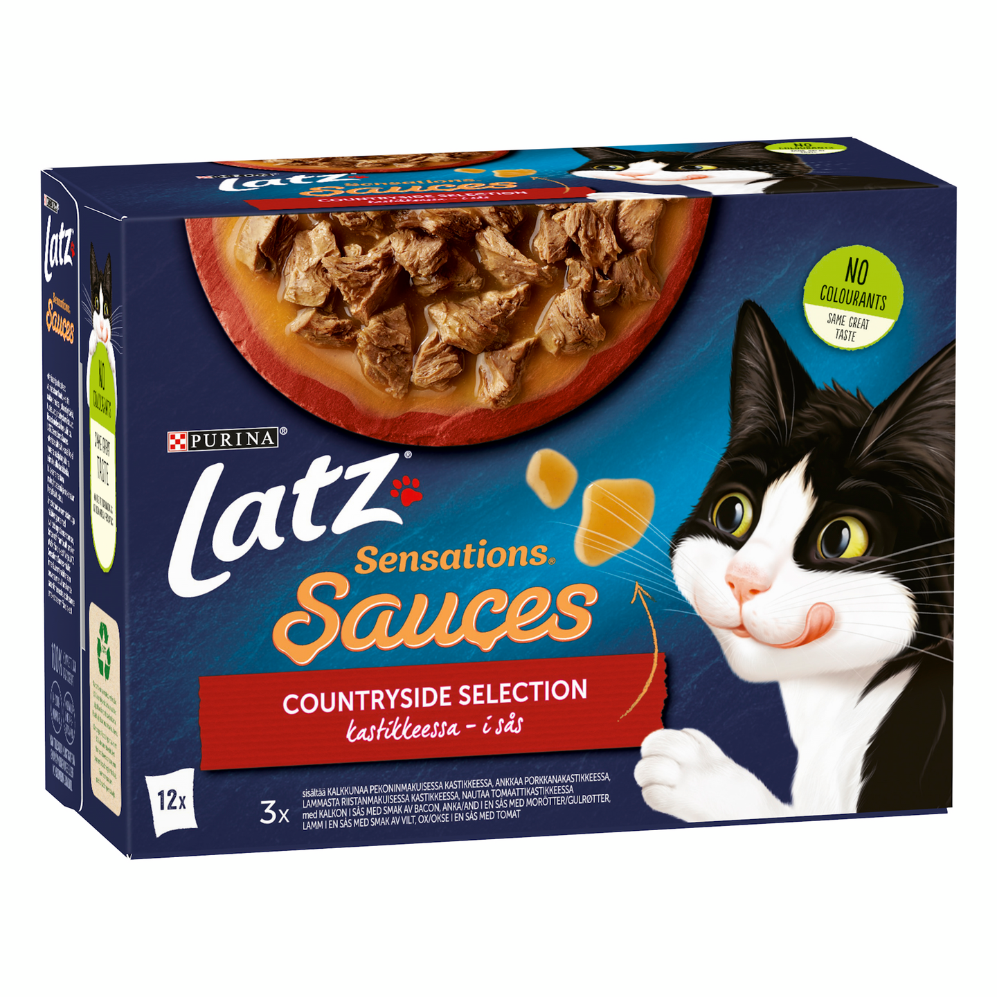 Latz Sensations Sauces 12x85g Countryside lajitelma kastikkeessa