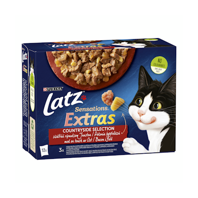 Latz Sensations Extras 12x85g Countryside lajitelma hyytelössä