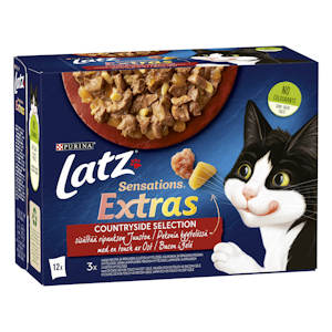 Latz Sensations Extras 12x85g Countryside lajitelma hyytelössä