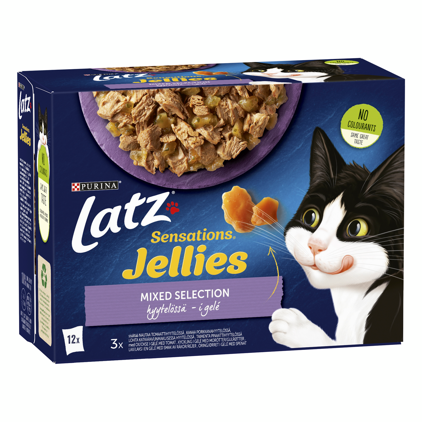 Latz Sensations Jellies 12x85g Mixed lajitelma hyytelössä