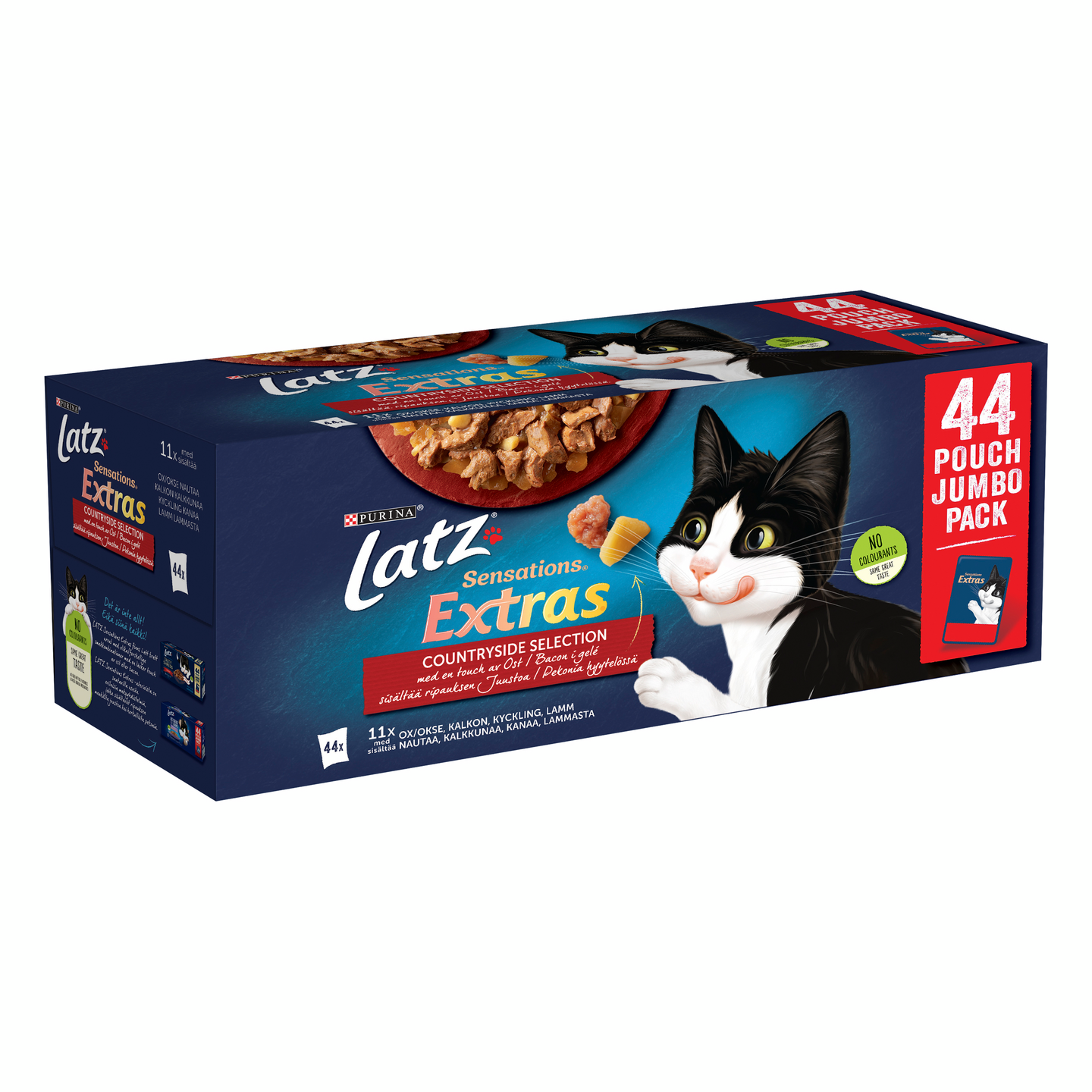 Latz Sensations Extras 44x85g Countryside lajitelma hyytelössä